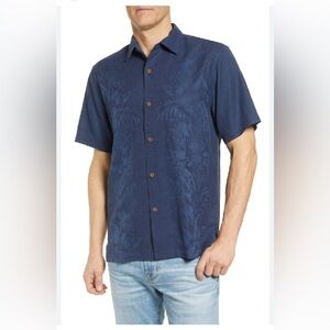 Tommy Bahama Navy Floral Button-Down Shirt